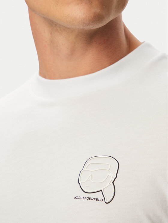 KARL LAGERFELD KARL LAGERFELD Camiseta 755026 563224 Blanco Regular Fit