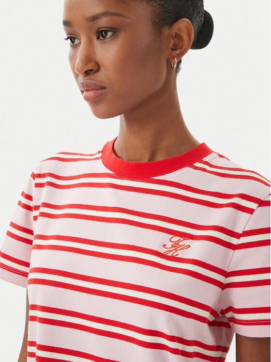 Tommy Hilfiger Tommy Hilfiger Camiseta WW0WW48699 Rosa claro Regular Fit