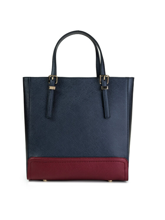 Tommy Hilfiger Geantă Tommy Hilfiger Honey Med Workbag Cb AW0AW07411 Bleumarin