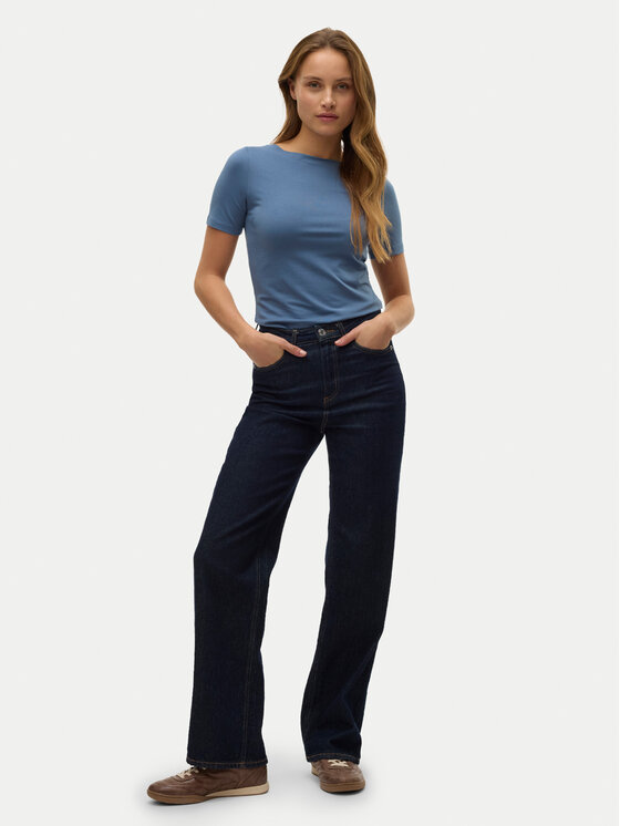 Vero Moda Vero Moda Camiseta Panda 10231753 Azul Regular Fit