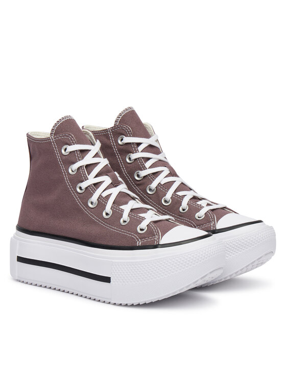 Converse Sneakers aus Stoff Converse Chuck Taylor All Star Lift Double Stack A20560C Braun
