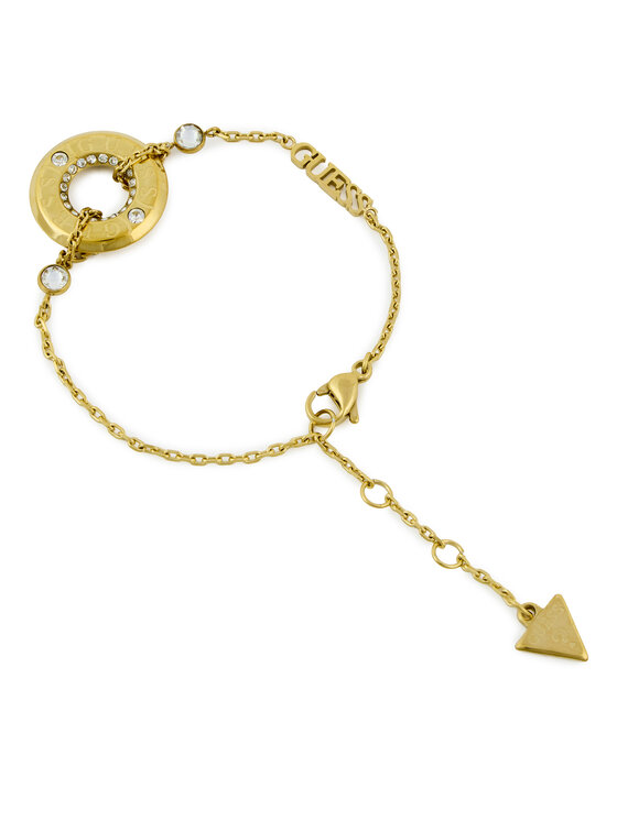 Guess Náramek Guess Just Guess JUBB03 113JW Žluté zlacení