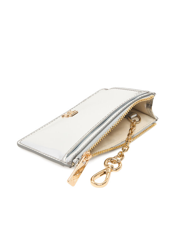 Tommy Hilfiger Kreditinių kortelių dėklas Tommy Hilfiger Long Cc Holder Met AW0AW18038 Sidabrinė