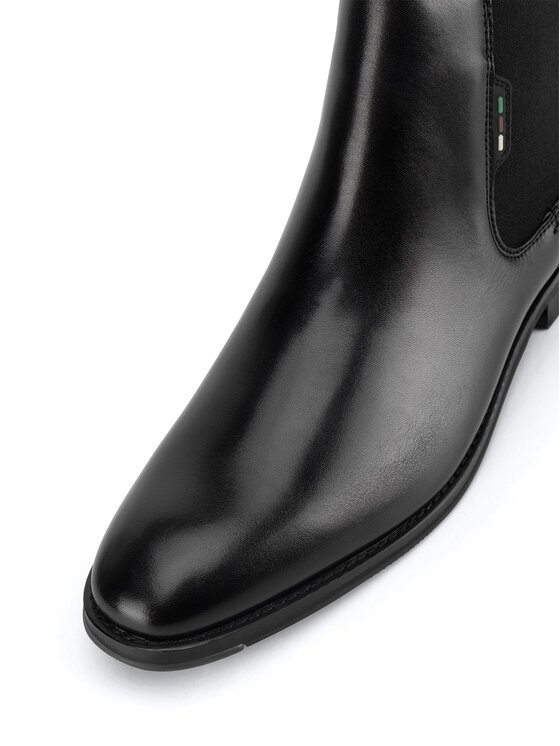 GINO ROSSI Kotníková obuv s elastickým prvkem Gino Rossi CEO-SOPRANO-06 125AM Černá