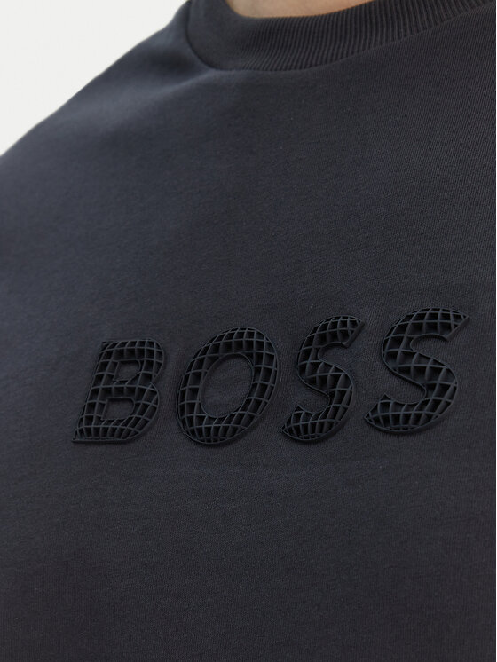 BOSS BOSS Camiseta TS_Terrace Logo 50559361 Azul marino Regular Fit