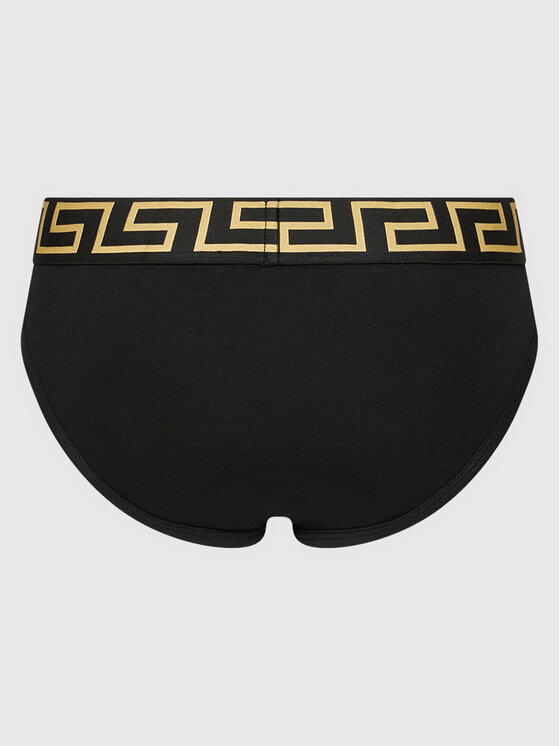 Versace Versace Σλιπ κλασικά Greca 1001381 Μαύρο