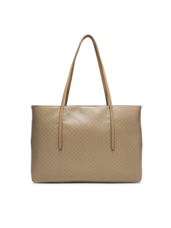 Calvin Klein Bolso Calvin Klein Emblem Aop Tote W/ Pouch LV04F3266G Beis