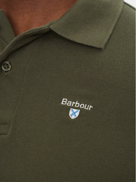 Barbour Barbour Polo Original Sports MML0358OL71 Verde Tailored Fit