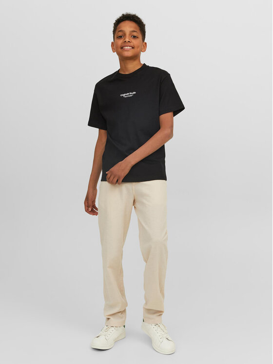 Jack & Jones Junior Jack & Jones Junior Футболка Vesterbro 12242827 Чорний Loose Fit