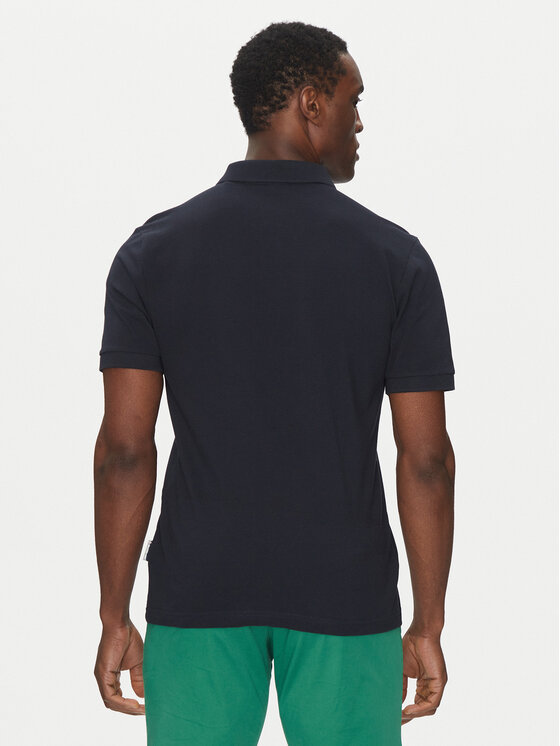 Hechter Paris Hechter Paris Polo majica Pique H-Eco 74013 151902 Mornarsko modra Regular Fit