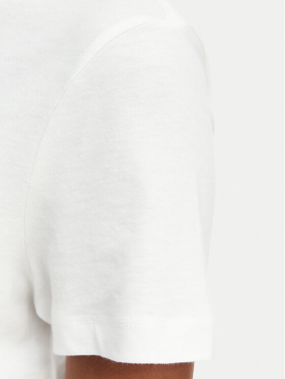 Tommy Jeans Tommy Jeans Camiseta Linear Ss Tee DW0DW22789 Crema Regular Fit