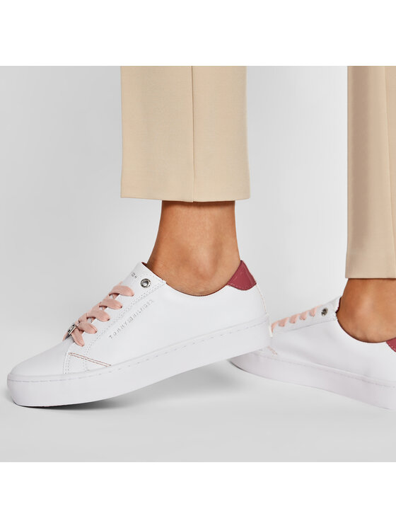 Tommy Hilfiger Superge Tommy Hilfiger Casual Tommy Hilfiger Sneaker FW0FW05122 Bela