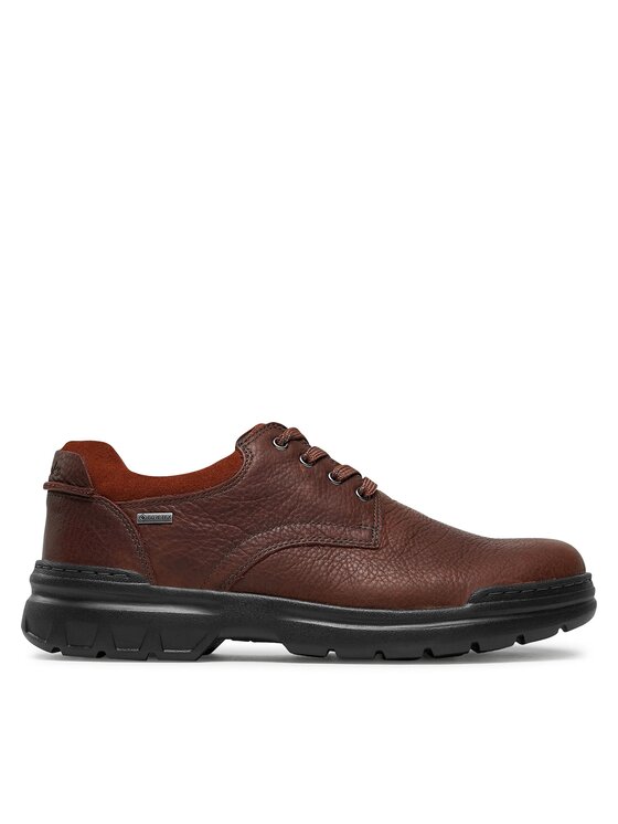 Clarks Nizki čevlji Clarks Rockie WalkGtx GORE-TEX 261734657 Rjava