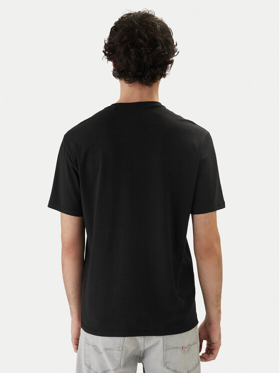 Guess Guess Camiseta M6RI62 JR06K Negro Regular Fit