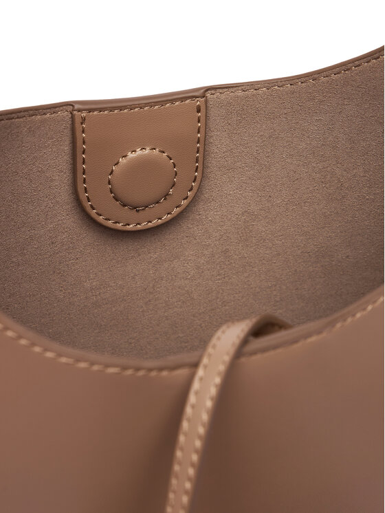 Calvin Klein Rankinė Calvin Klein Hardware Adj Strap Medium Bag LV04F3402G Smėlio