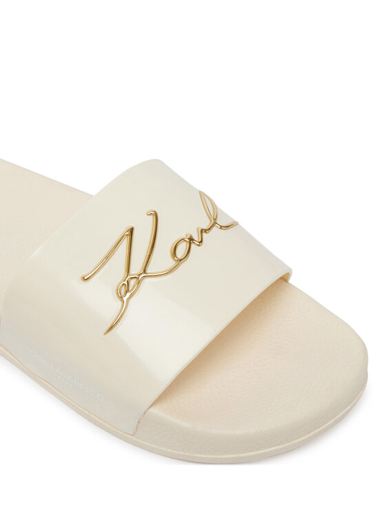 KARL LAGERFELD Šľapky KARL LAGERFELD Z31174 S Biela