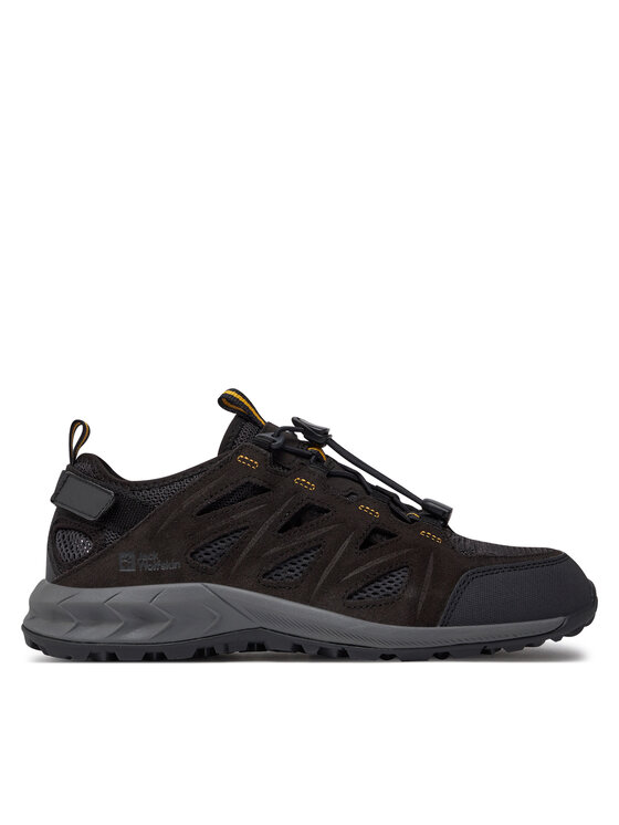 Jack Wolfskin Трекінгові черевики Jack Wolfskin Woodland 2 Hybrid Low M 4051301 Чорний