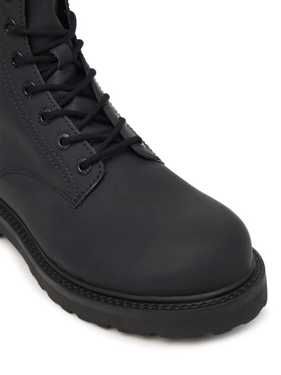 Tommy Jeans Polacchine Tommy Jeans Archive '01 Rubber Lace Boot EM0EM01781 Nero