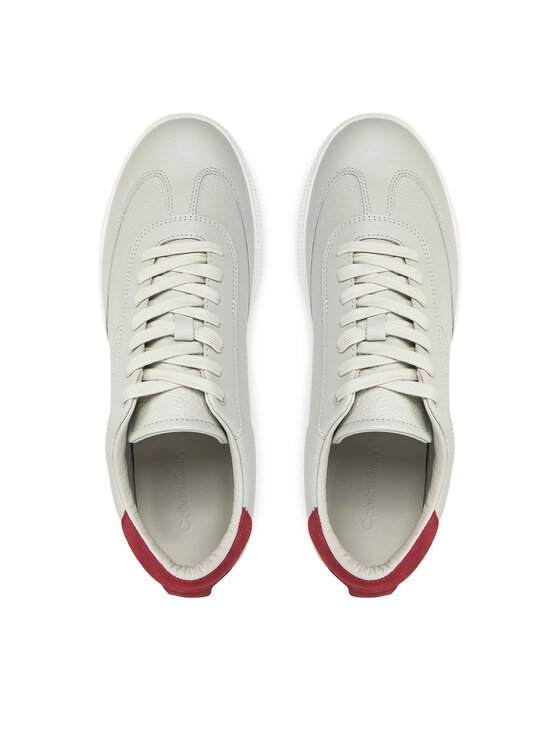 Calvin Klein Sneakersy Calvin Klein Low Top Lace Up Tmbl Lth HM0HM01803 Beżowy