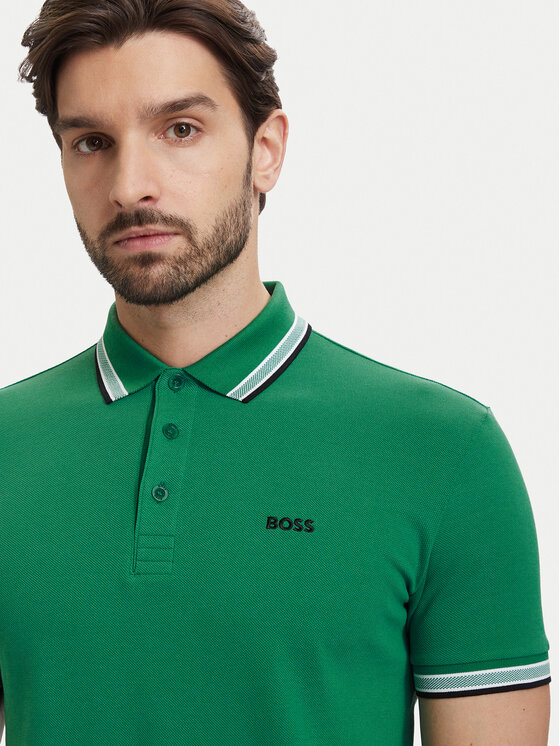 BOSS BOSS Polo Paddy 50469055 Verde Regular Fit