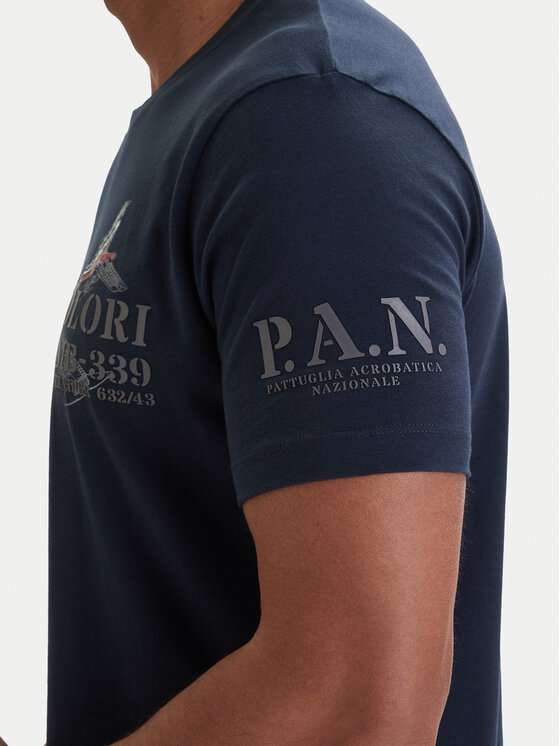 Aeronautica Militare Aeronautica Militare Camiseta 261TS2541UJ00727 Azul marino Regular Fit