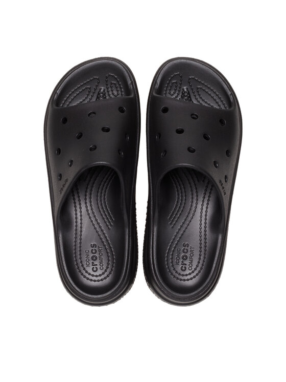 Crocs Şlapi Crocs Stomp Slide 209346 Negru