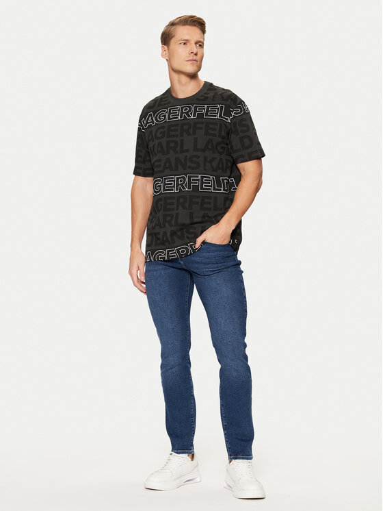 KARL LAGERFELD KARL LAGERFELD T-shirt A1M17114 Nero Regular Fit