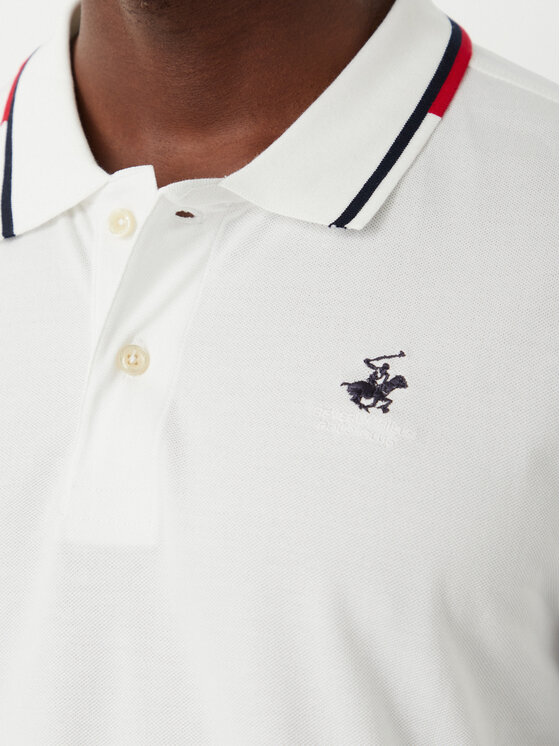 Beverly Hills Polo Club Beverly Hills Polo Club Polo P-SS26M-P2525 Blanco Regular Fit