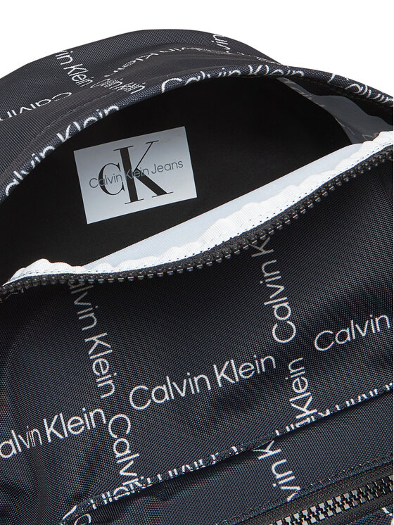 Calvin Klein Jeans Ruksak Calvin Klein Jeans City Grid Aop IU0IU00711 Čierna