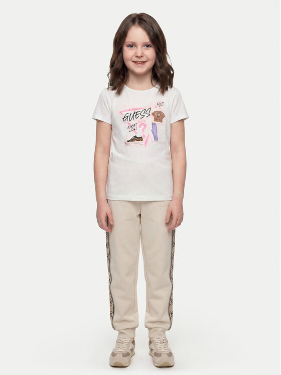 Guess Guess Póló J6YI02 K3667 Fehér Regular Fit