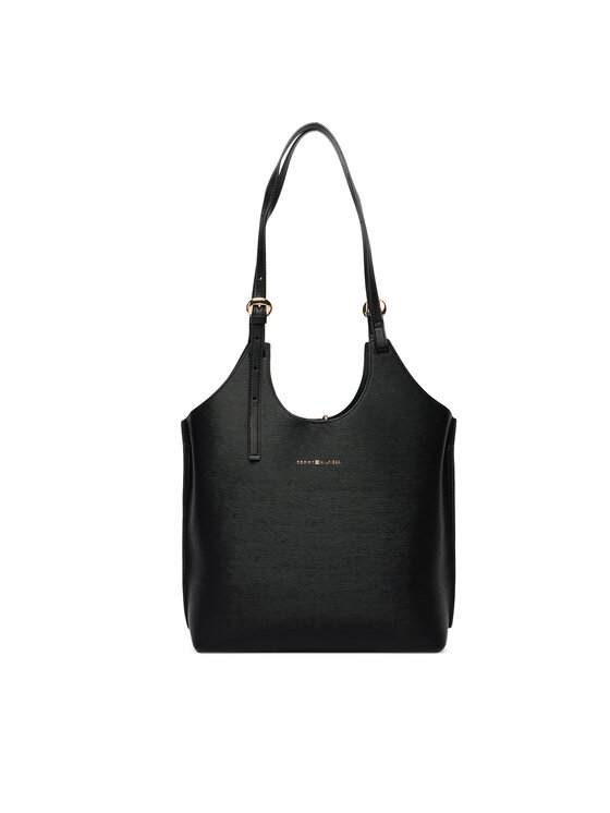 Tommy Hilfiger Torbica Tommy Hilfiger Th Modern Tote AW0AW18618 Crna