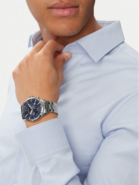 Roamer Годинник Roamer Superior Chrono 508837 41 45 50 Срібний