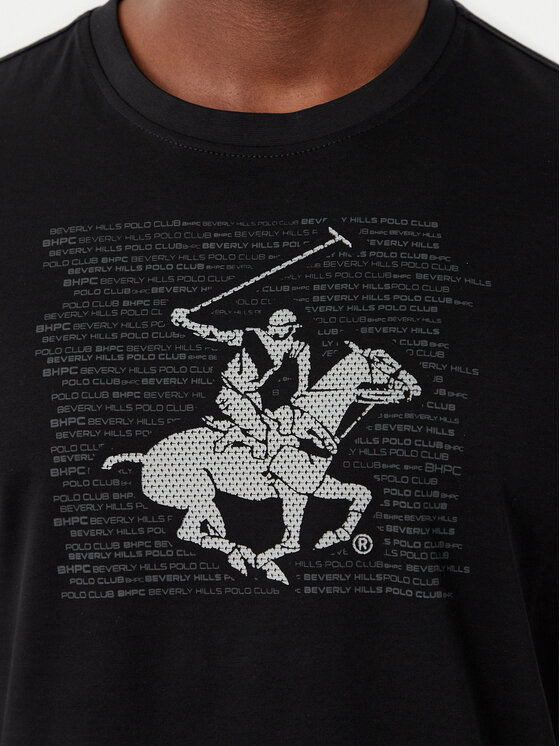 Beverly Hills Polo Club Beverly Hills Polo Club Футболка M1623-HR Чорний Regular Fit
