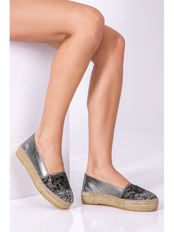 Patrizia Pepe Espadrile Patrizia Pepe 2V6962/A2SD-K103 Nero
