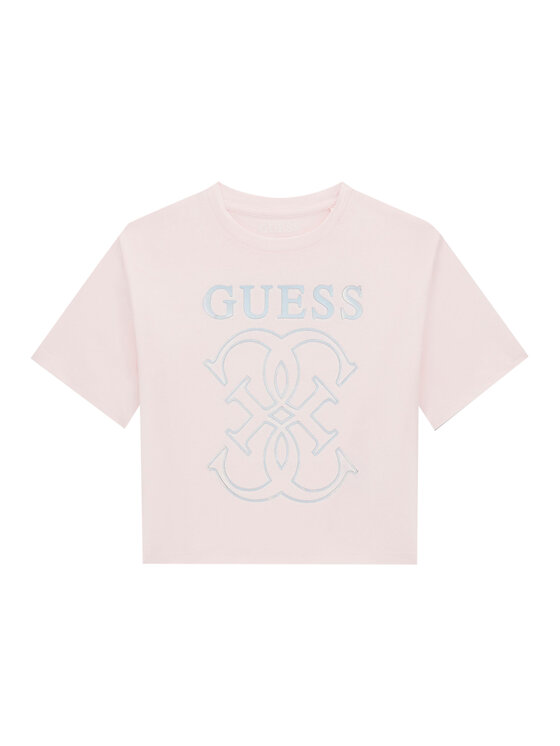 Guess Guess Футболка J6RI22 K8HM4 Рожевий Regular Fit
