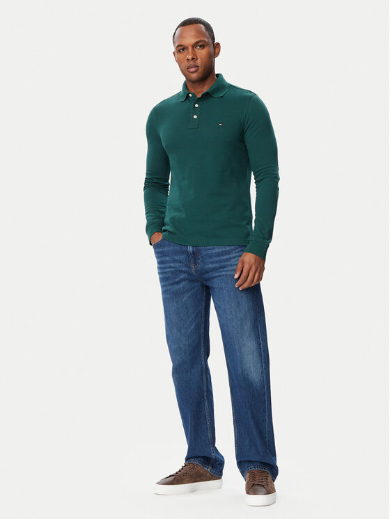 Tommy Hilfiger Tommy Hilfiger Polo 1985 MW0MW20182 Verde Regular Fit