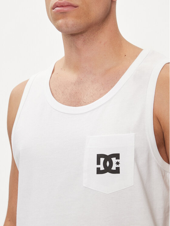 DC Shoes DC Shoes Camiseta sin mangas Star Pocket Tt ADYZT05378 Blanco Regular Fit