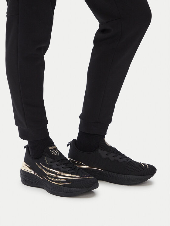 Plein Sport Sneakersy Plein Sport AAES USC0844 STE003N Czarny