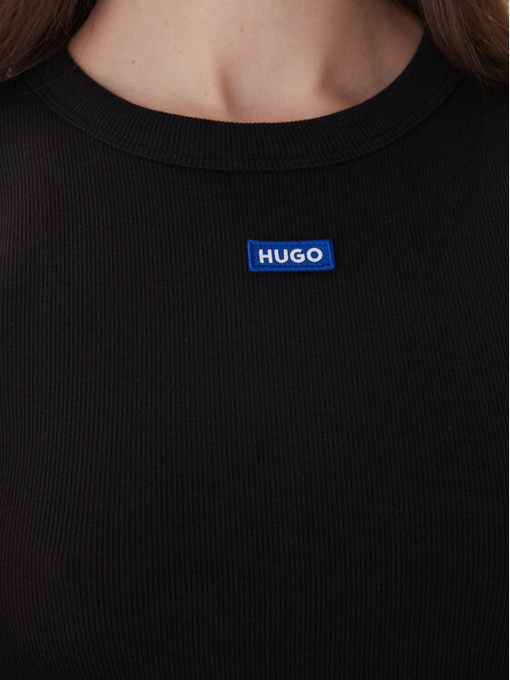 HUGO Hugo Футболка Baby 50510749 Чорний Slim Fit