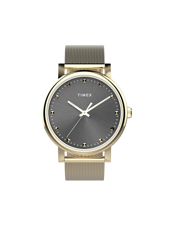 Timex Часовник Timex Transcend TW2W19500 Златист