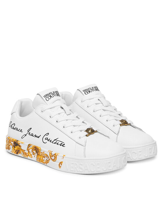 Versace Jeans Couture Снікерcи Versace Jeans Couture 80VA3SKL ZPB79 G03 Білий