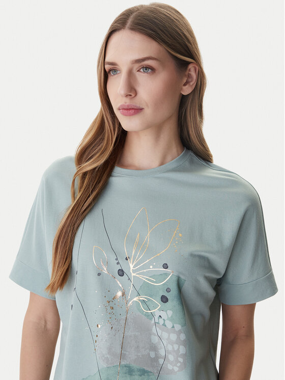 ONLY ONLY Camiseta Jany 15356044 Verde Regular Fit
