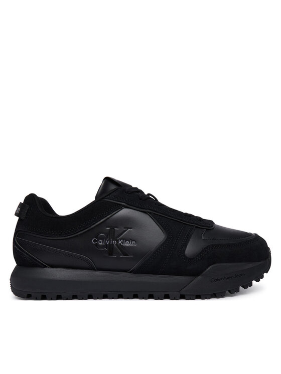 Calvin Klein Sneakersy Calvin Klein Toothy Runner Irregular Lines YM0YM01461 Čierna