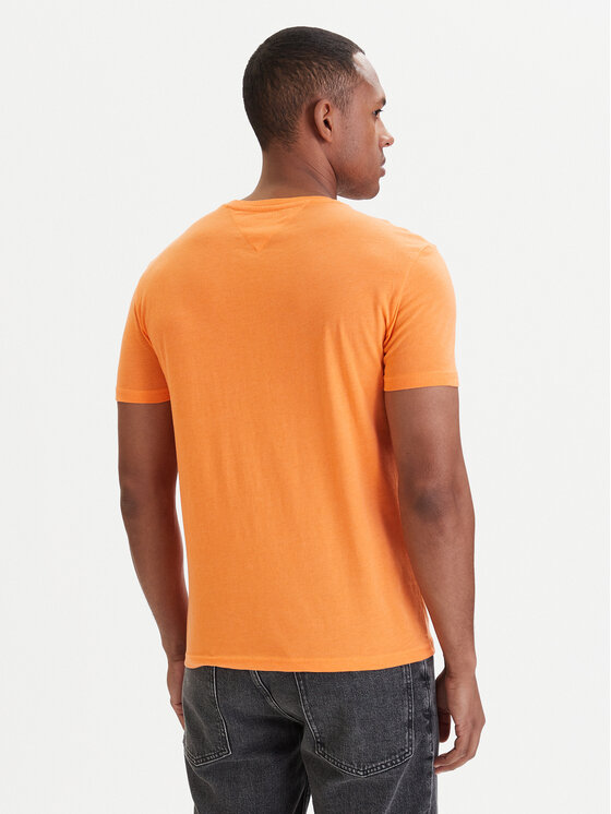 Tommy Jeans Tommy Jeans Camiseta DM0DM20363 Naranja Slim Fit