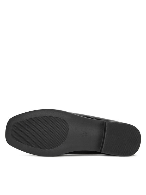 DeeZee Loafersy DeeZee SQ873-1-BLACK PAT Czarny