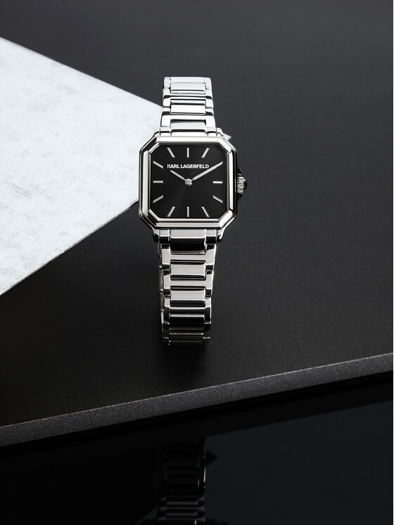 KARL LAGERFELD Hodinky KARL LAGERFELD R0553102507 Strieborná