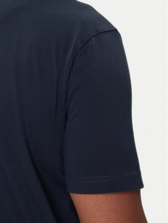 BOSS BOSS Camiseta Te_Wheel 50546381 Azul marino Regular Fit