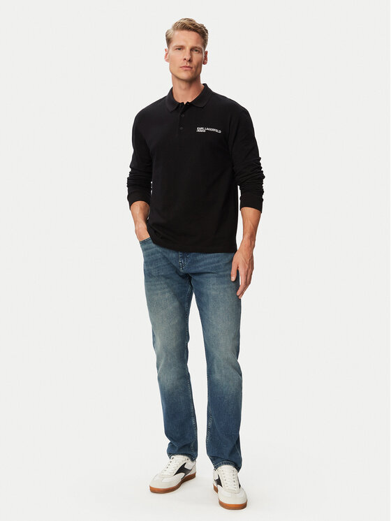 Karl Lagerfeld Jeans Karl Lagerfeld Jeans Polo B3M17036 Negro Relaxed Fit