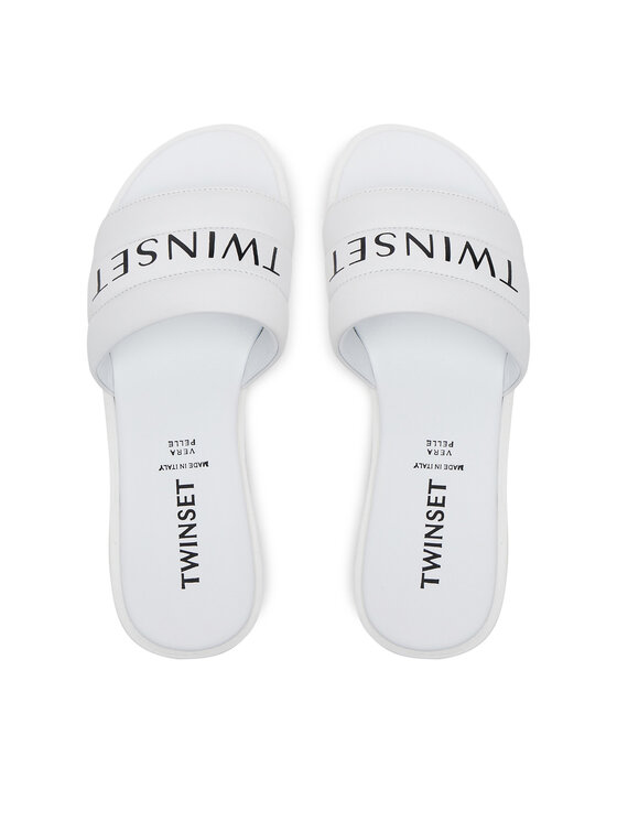 TWINSET Шльопанці TWINSET 251GCJ040 Білий