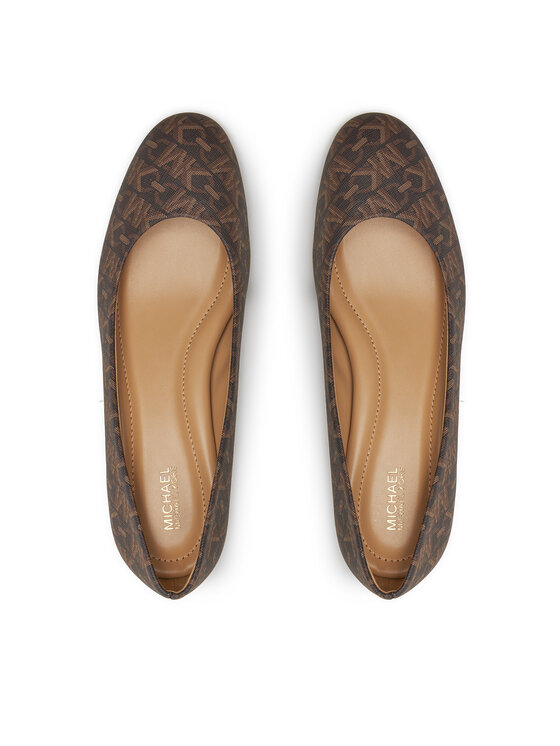 MICHAEL Michael Kors Salonarji MICHAEL Michael Kors June Flex Mid Pump 40T4JUMP1B Rjava